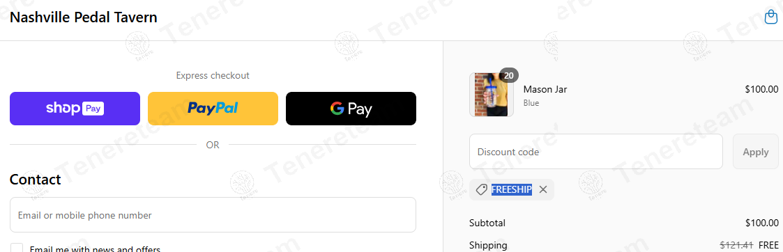 Nashville Pedal Tavern coupon code: Sale off with SHIPFREE. Tested and valid as 9 months ago.