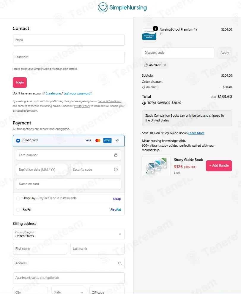 Simple Nursing coupon code: 10% off with ANNA10. Tested and valid as 1 week ago.