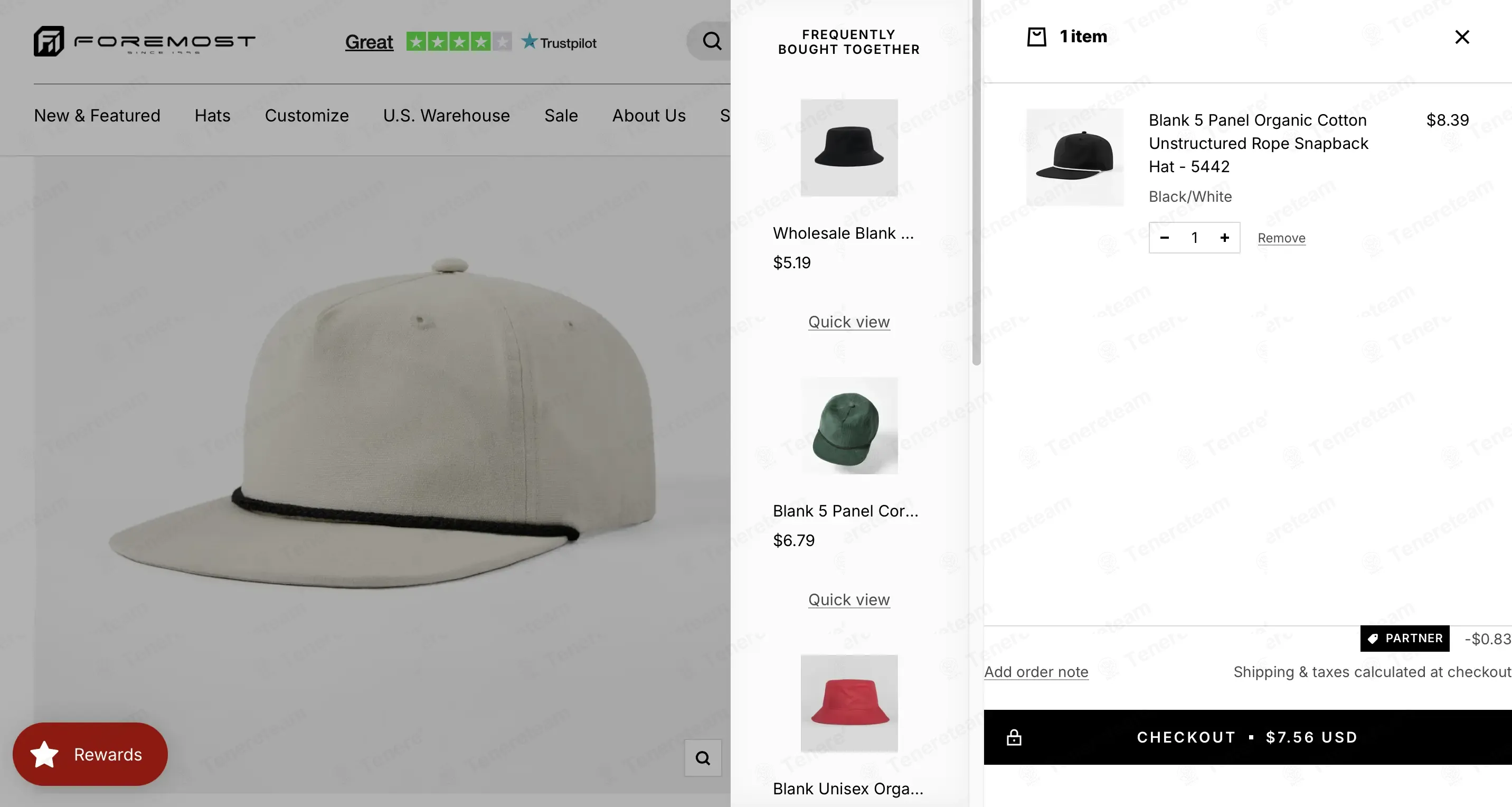 Foremost Hat Shop coupon code: 10% off with PARTNER. Tested and valid as 1 month ago.