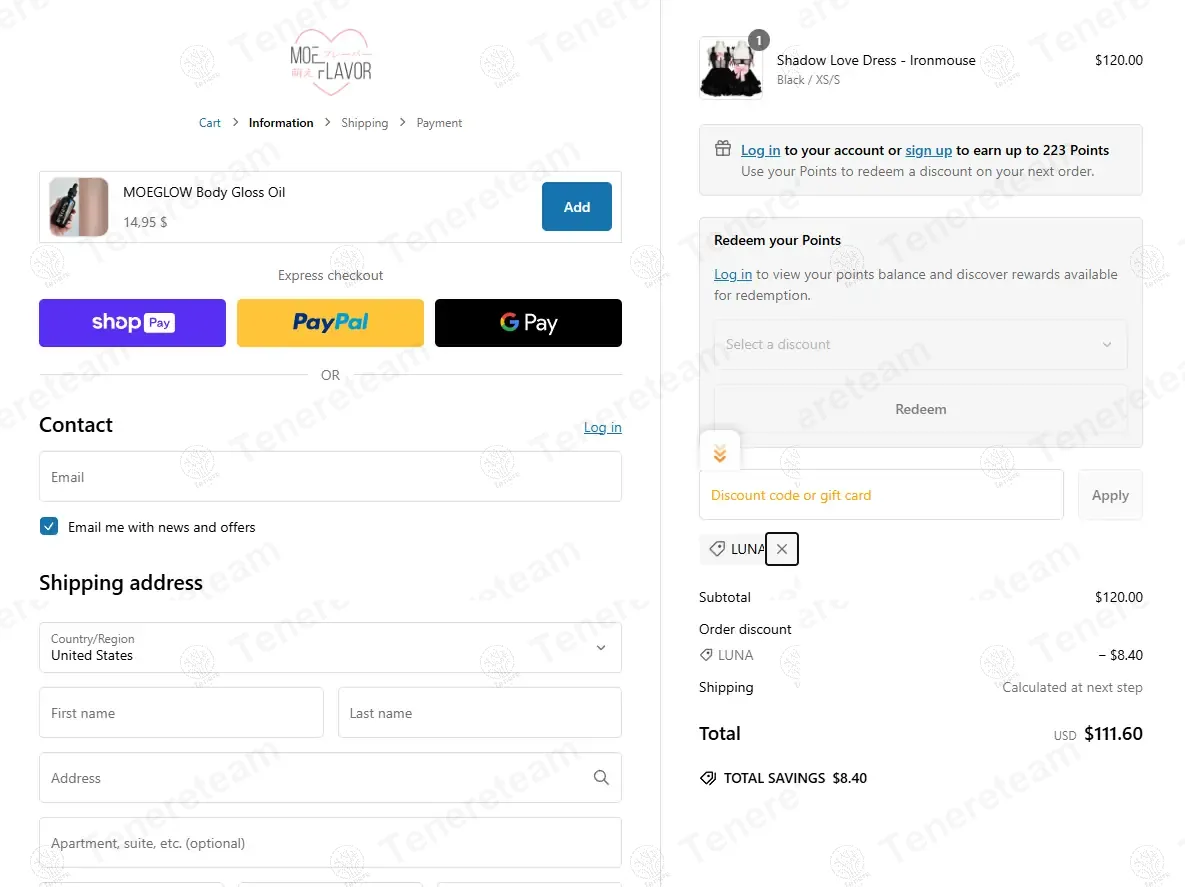 Moeflavor apply coupon code