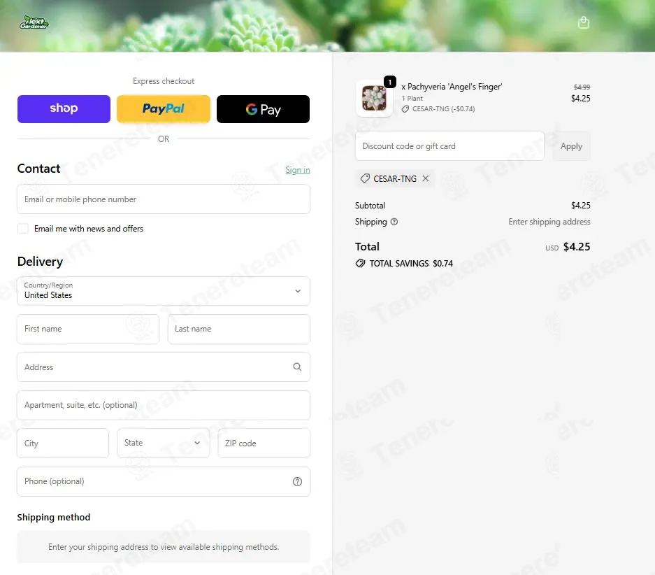 The Next Gardener coupon code: 15% off with CESAR-TNG. Tested and valid as 1 week ago.