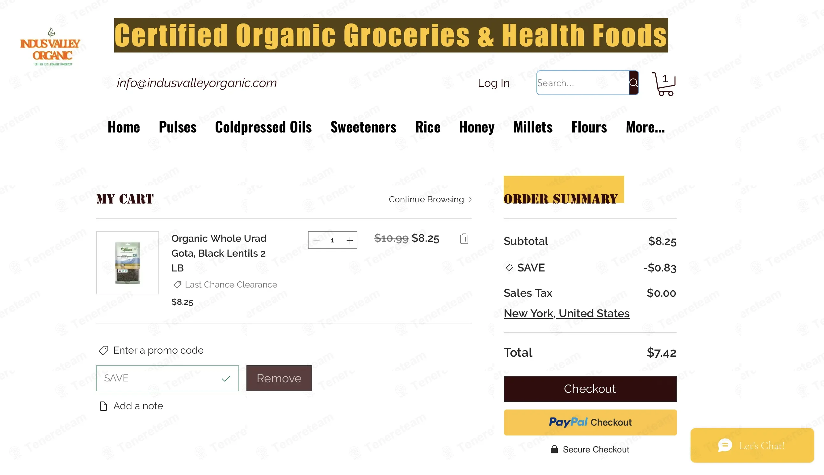 Indus Valley Organic coupon code: 10% off with SAVE. Tested and valid as 23 hours ago.