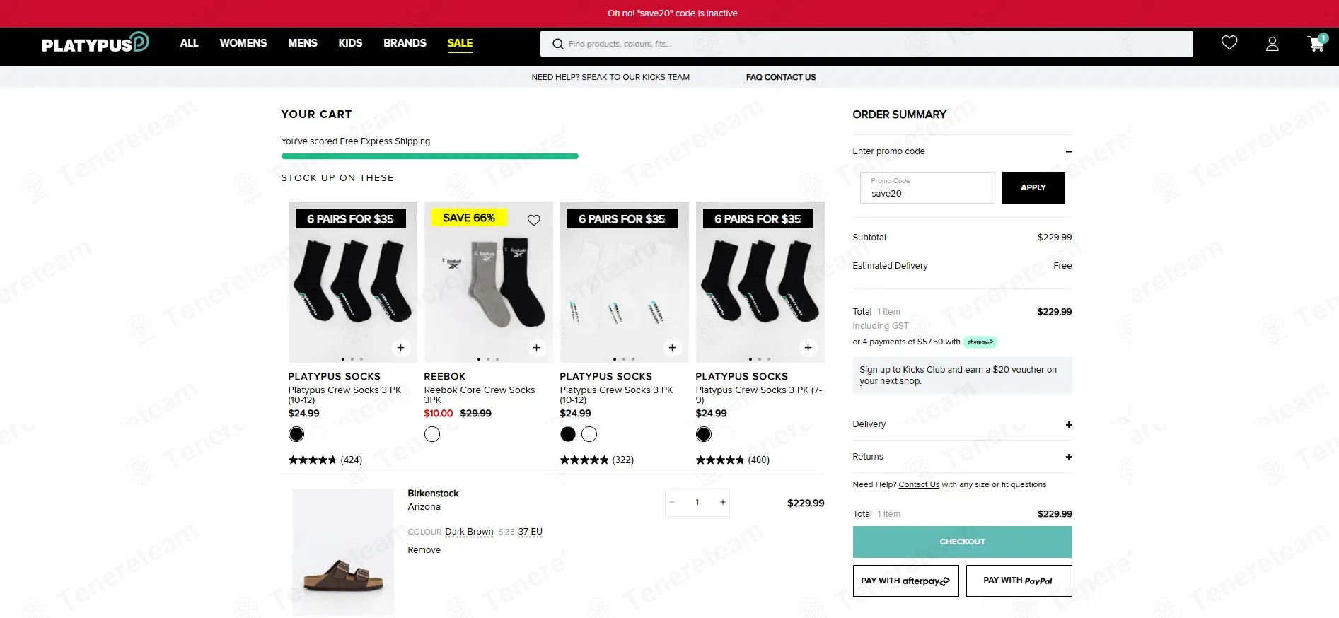 Platypus NZ coupon code: 20% off with save20. Tested and valid as 3 months ago.