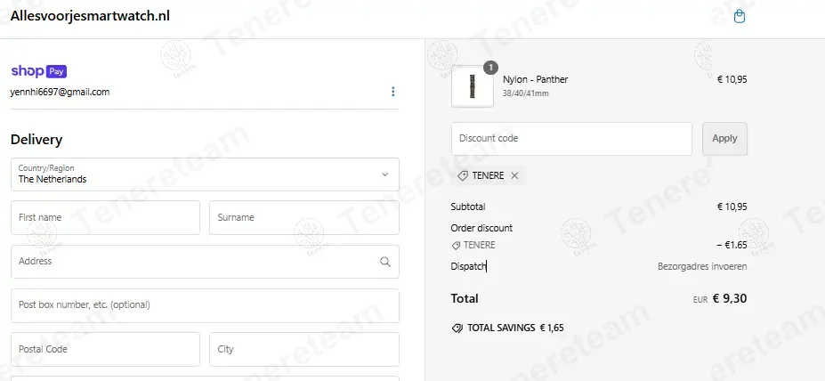 Alles voor Je Smartwatch NL apply coupon code