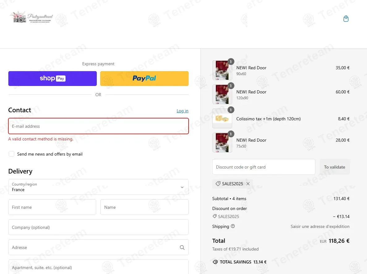 Pastry and Travel coupon code: 10% off with SOLDES2025. Tested and valid as 11 months ago.