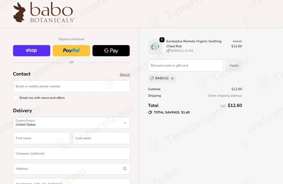 Babo Botanicals coupon code: 10% off with BABO10. Tested and valid as 3 weeks ago.