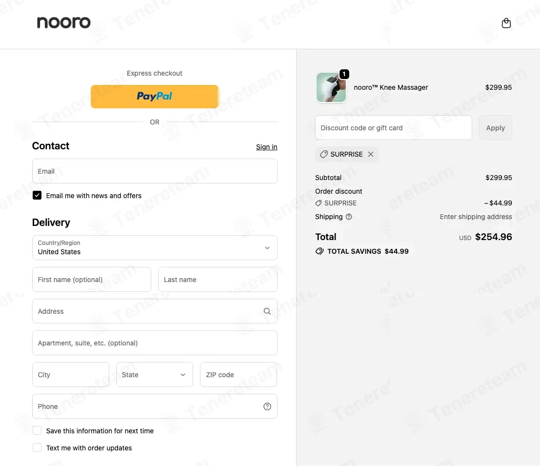 Nooro US coupon code: 15% off with SURPRISE. Tested and valid as 3 months ago.