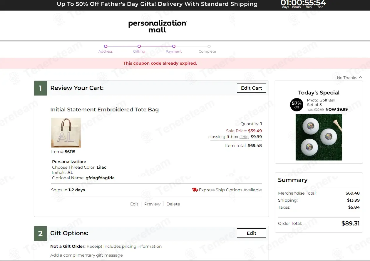Personalization Mall coupon code: 20% off with PION. Tested and valid as 2 months ago.