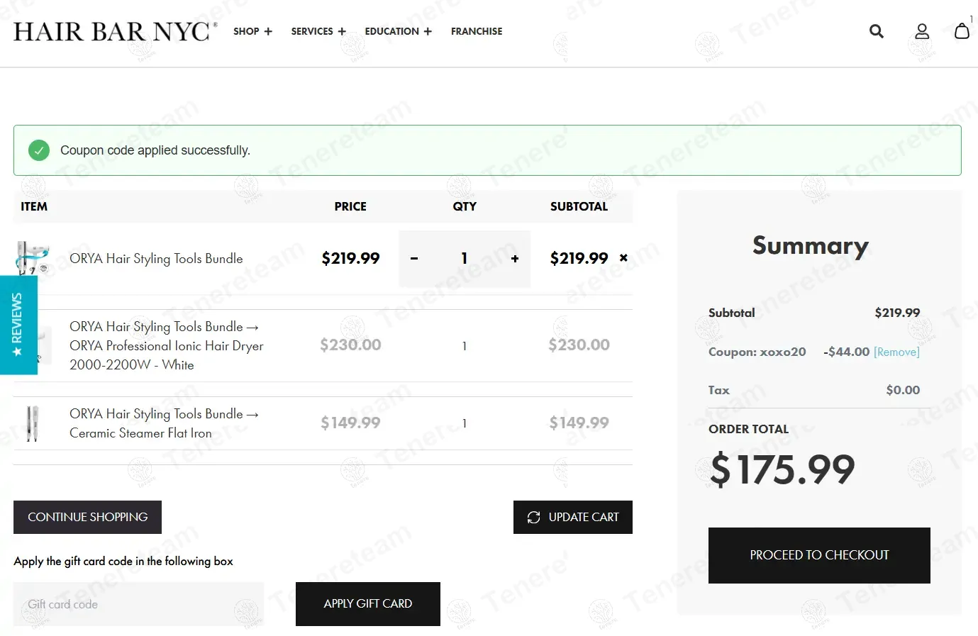 Hair Bar Nyc coupon code: 20% off with xoxo20. Tested and valid as 1 year ago.