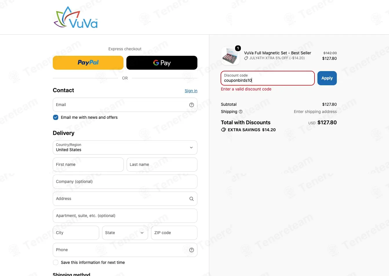 Vuvatech apply coupon code