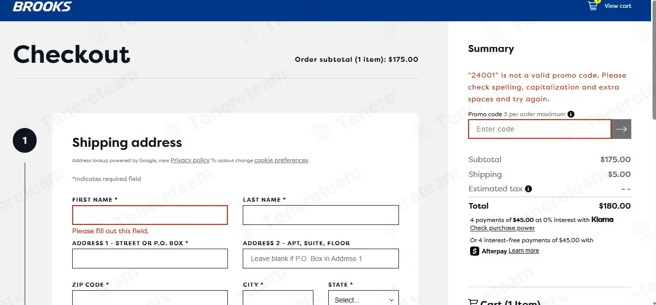 Brooks Running coupon code: Sale off with 24001. Tested and valid as 2 months ago.