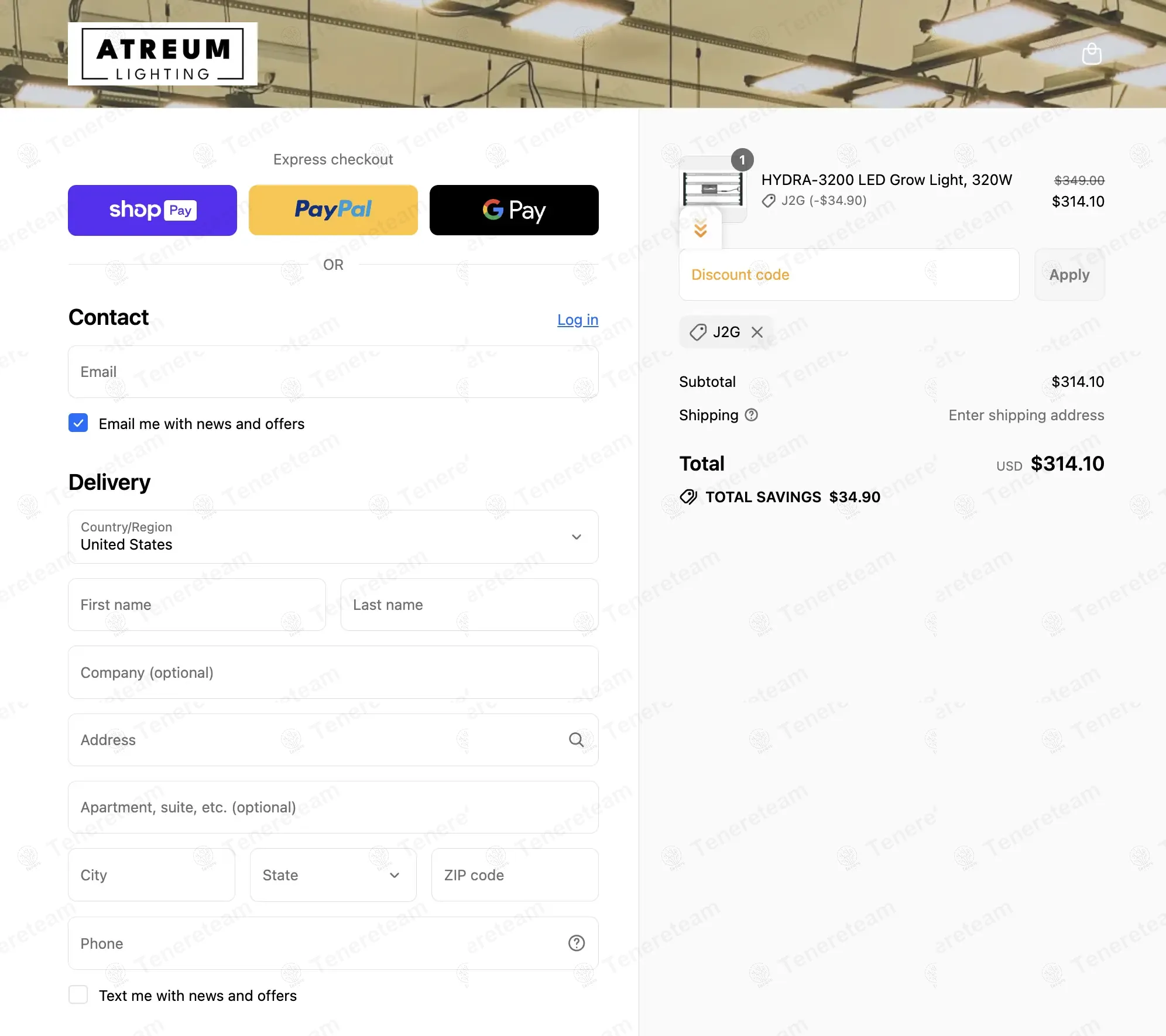 Atreum Lighting coupon code: 10% off with J2G. Tested and valid as 10 months ago.