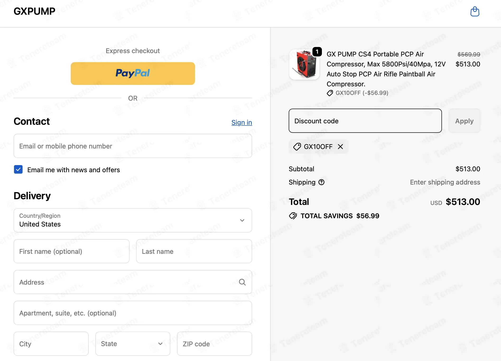 GXPump coupon code: 10% off with GX10OFF. Tested and valid as 2 days ago.