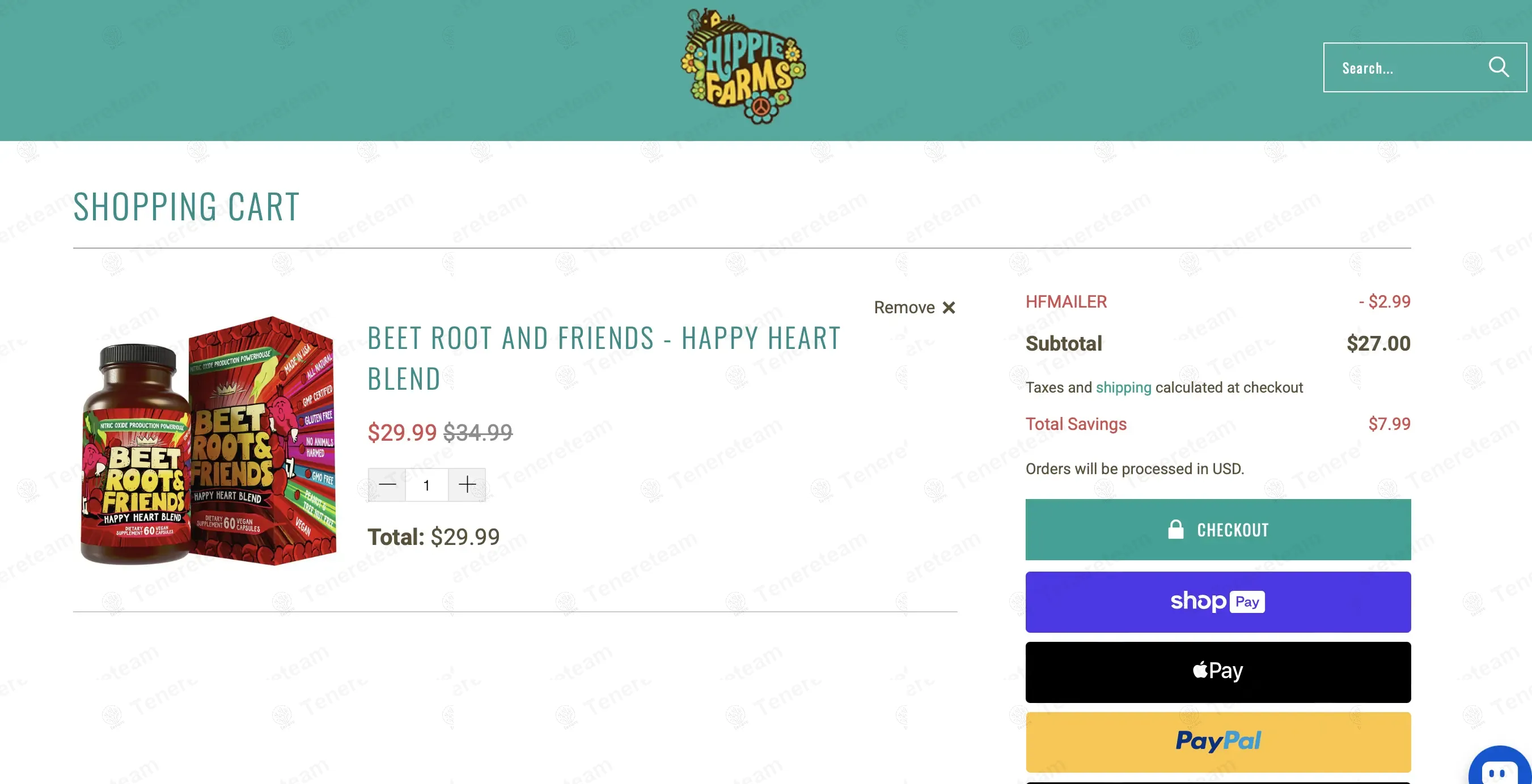 Hippie Farms coupon code: 10% off with HFMAILER. Tested and valid as 10 months ago.