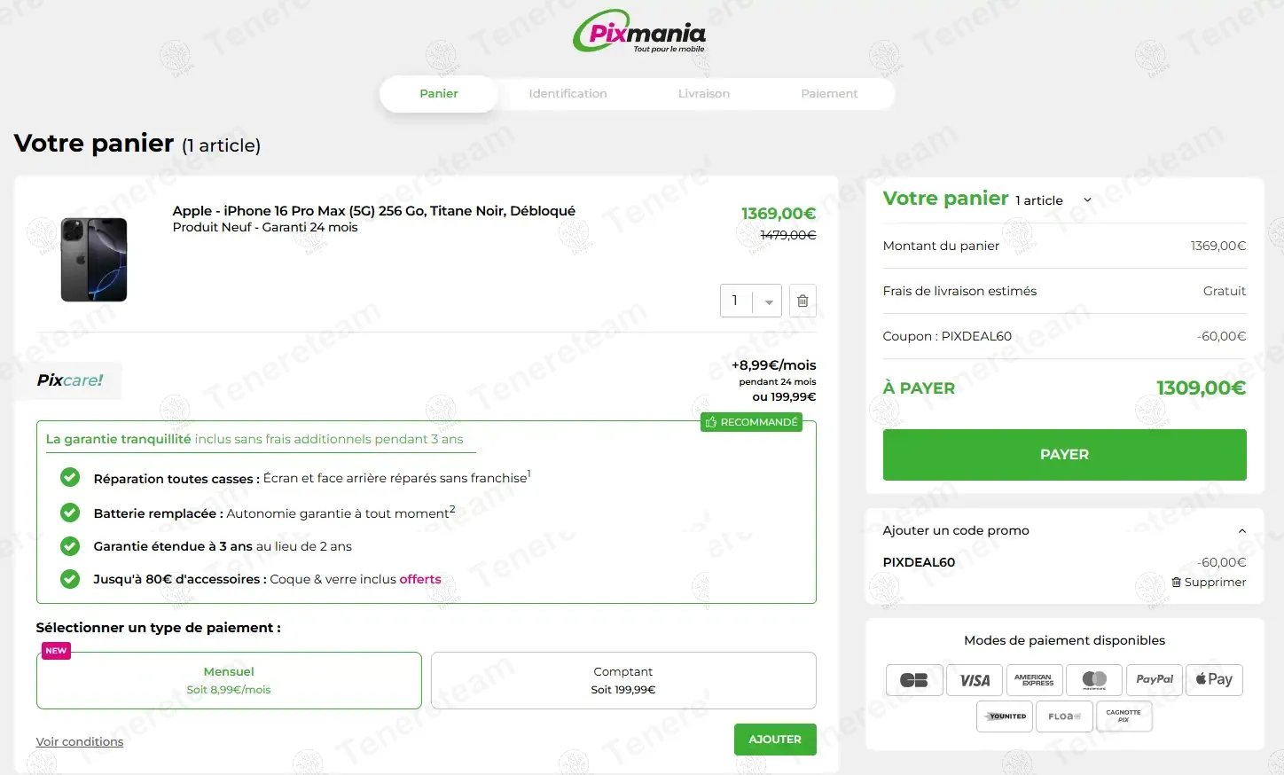 Pixmania coupon code: $60 off with PIXDEAL60. Tested and valid as 1 year ago.