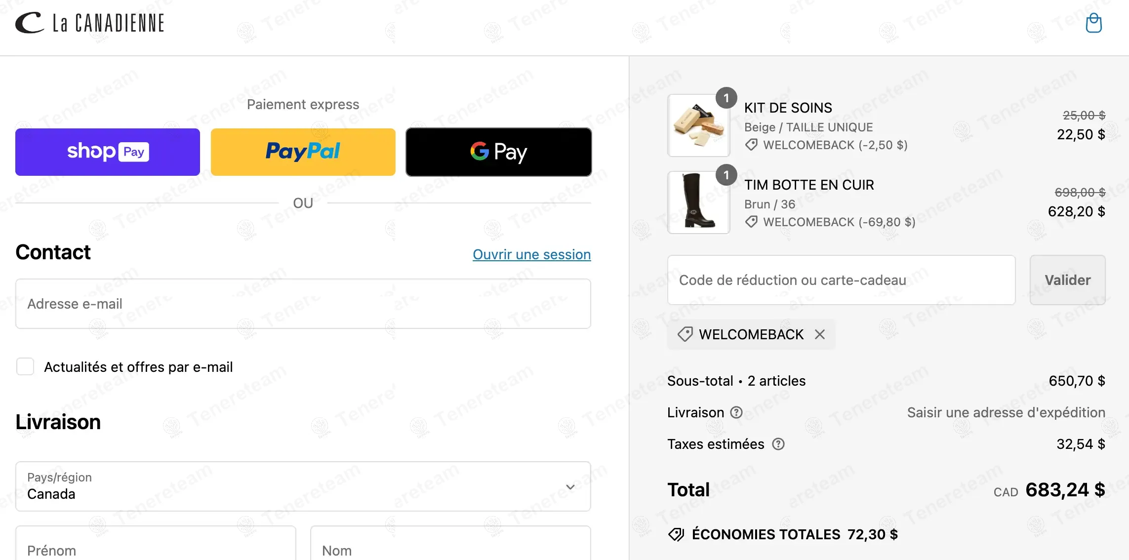La Canadienne coupon code: 10% off with WELCOMEBACK. Tested and valid as 9 months ago.