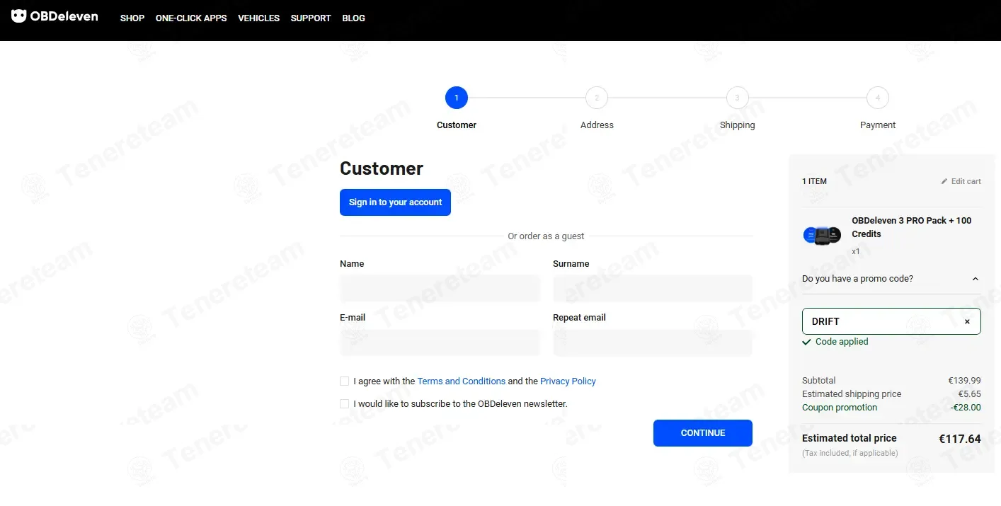 Obdeleven coupon code: 20% off with DRIFT. Tested and valid as 5 months ago.