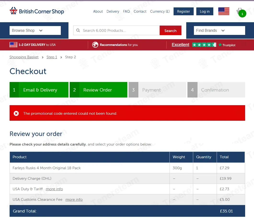 British Corner Shop UK coupon code: 10% off with WELCOMEBACK5. Tested and valid as 3 months ago.