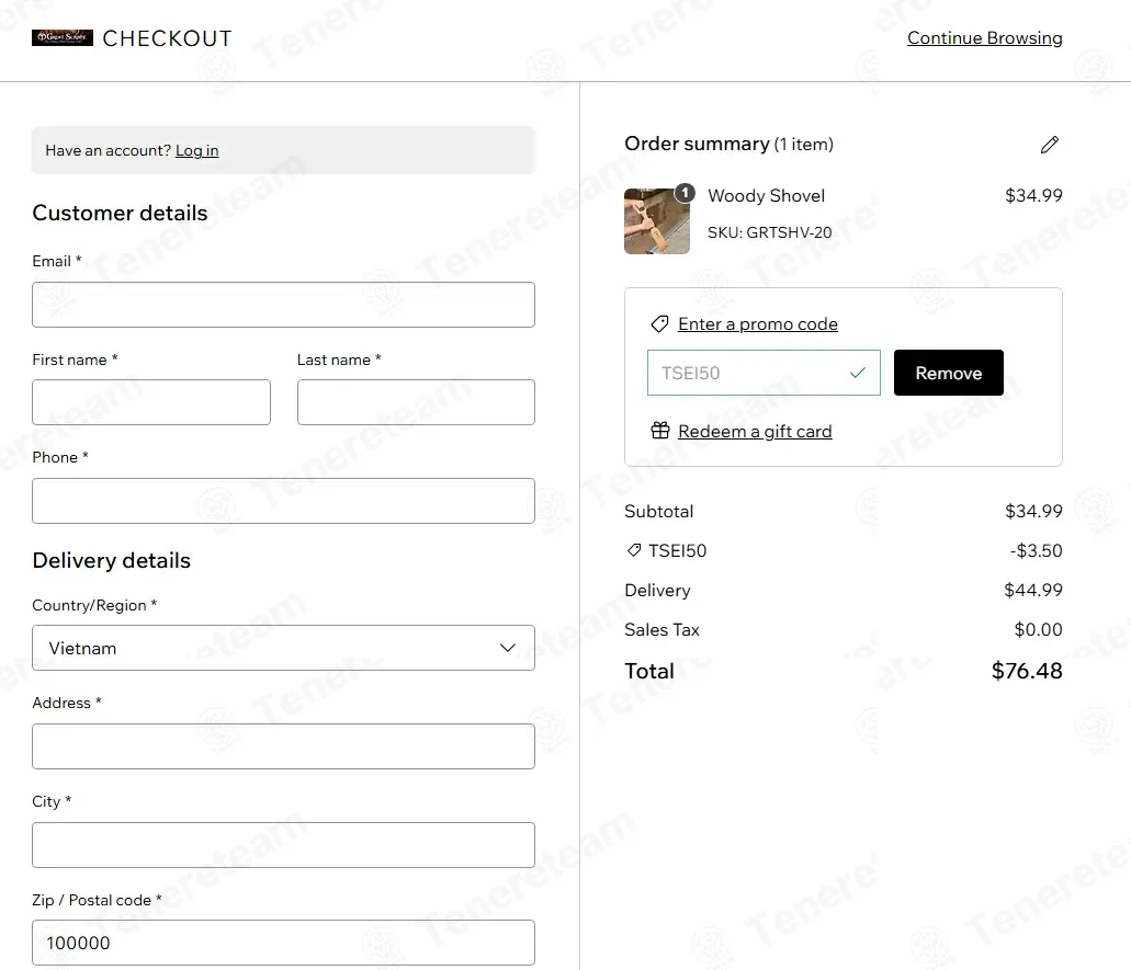 The Great Scrape coupon code: 10% off with TSEI50. Tested and valid as 1 month ago.
