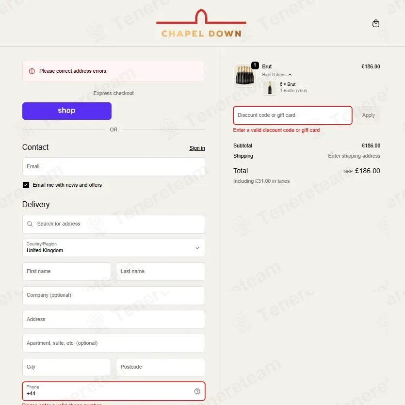 Chapel Down coupon code: 10% off with WELCOMEDKLRPTLQ. Tested and valid as 4 months ago.