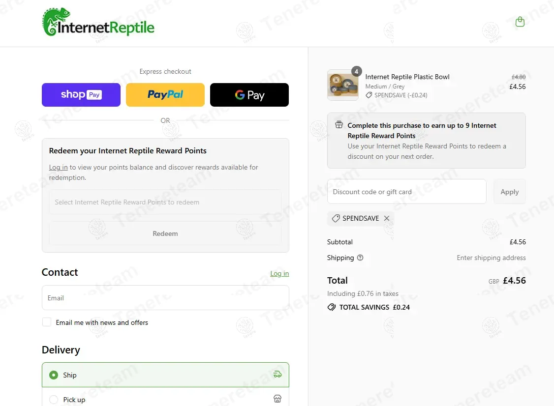 Internet Reptile coupon code: 5% off with SPENDSAVE. Tested and valid as 11 months ago.