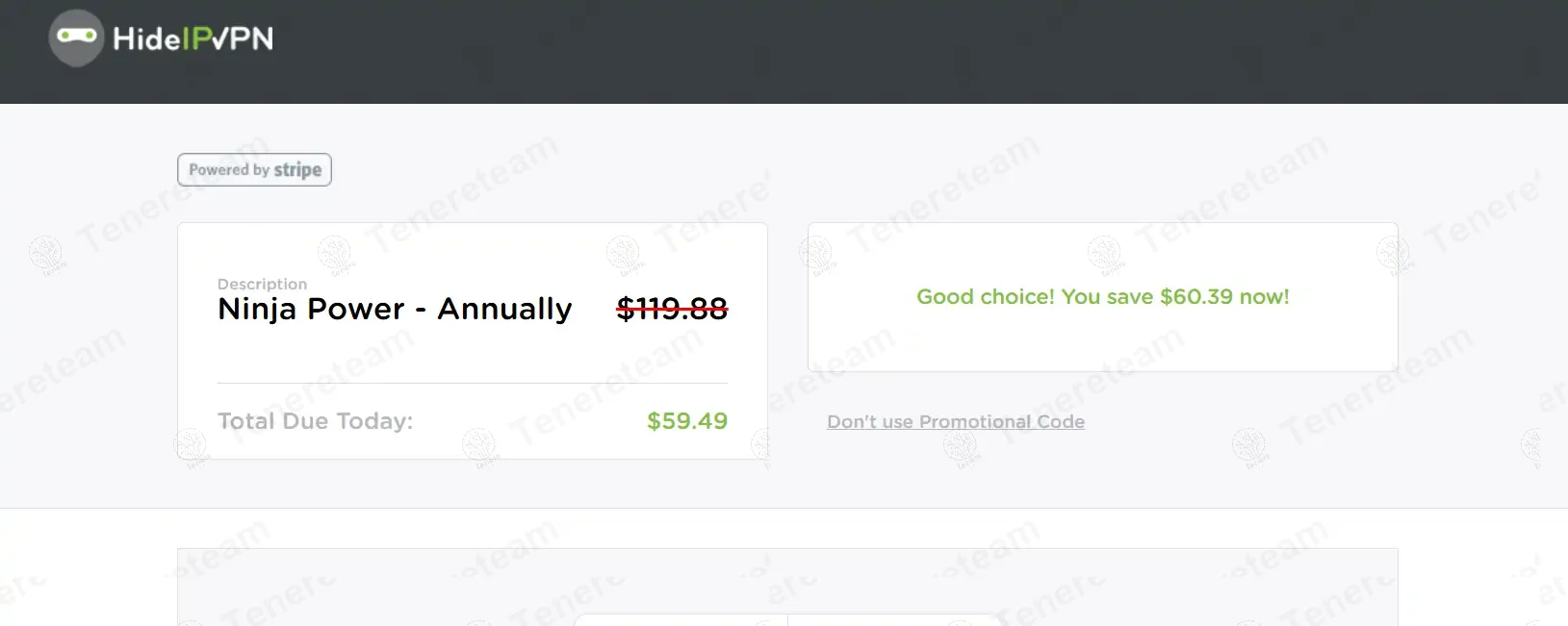Hide IP VPN apply coupon code