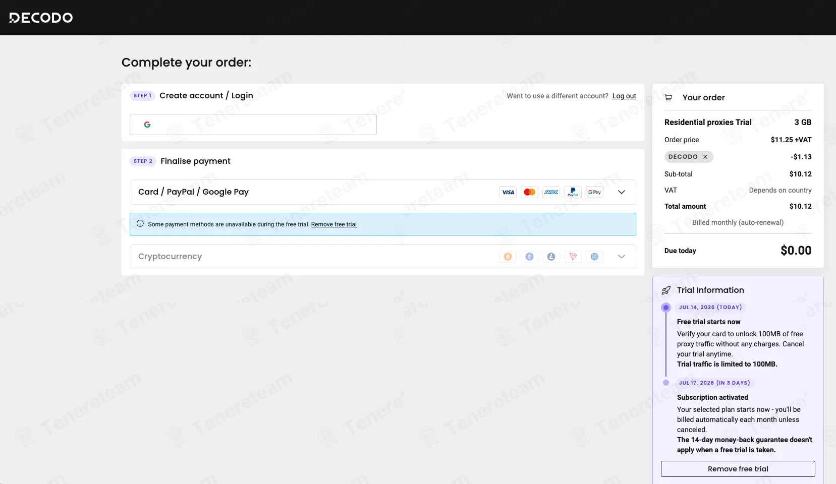 Smartproxy apply coupon code