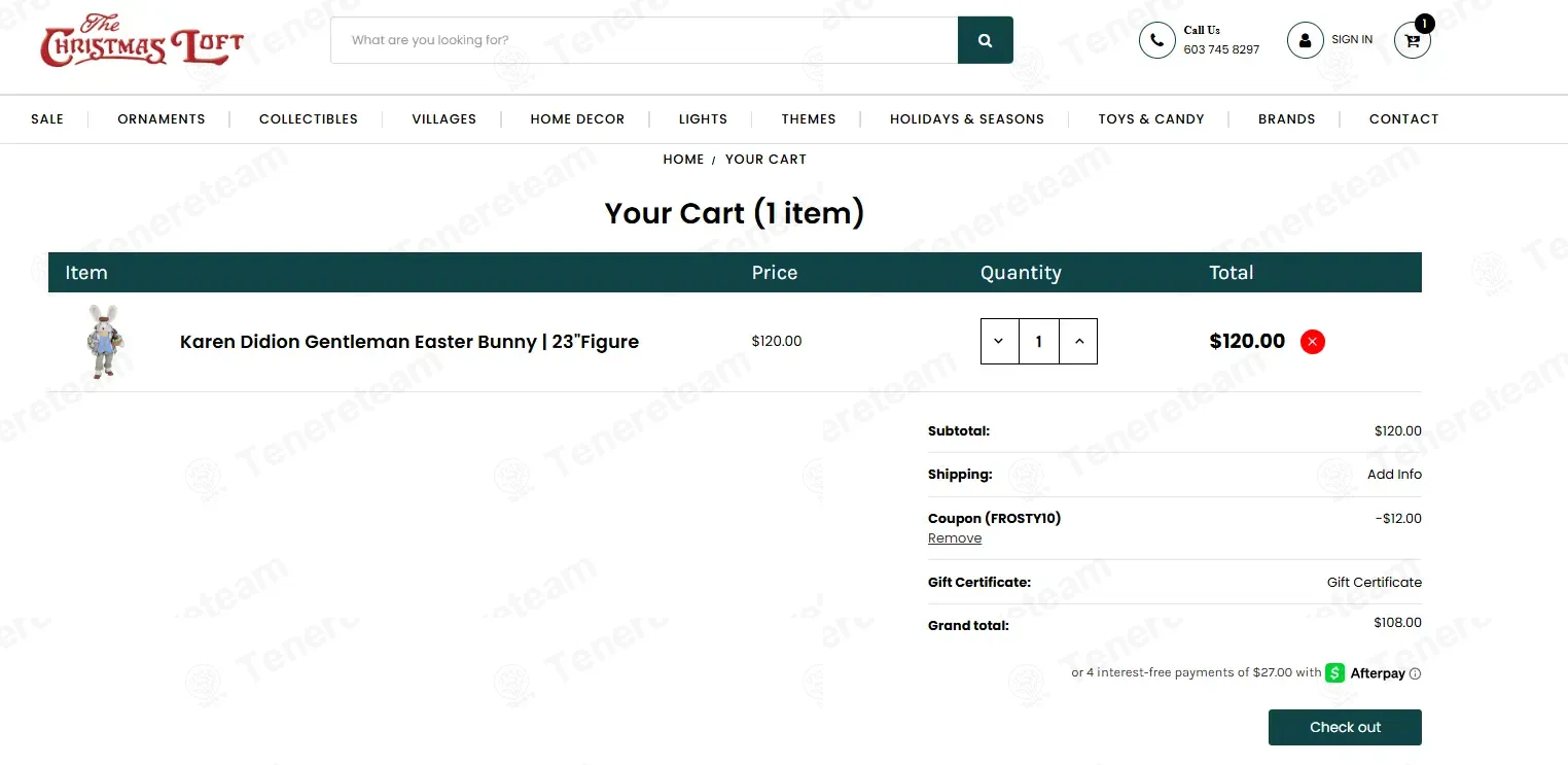 The Christmas Loft coupon code: 10% off with FROSTY10. Tested and valid as 4 months ago.