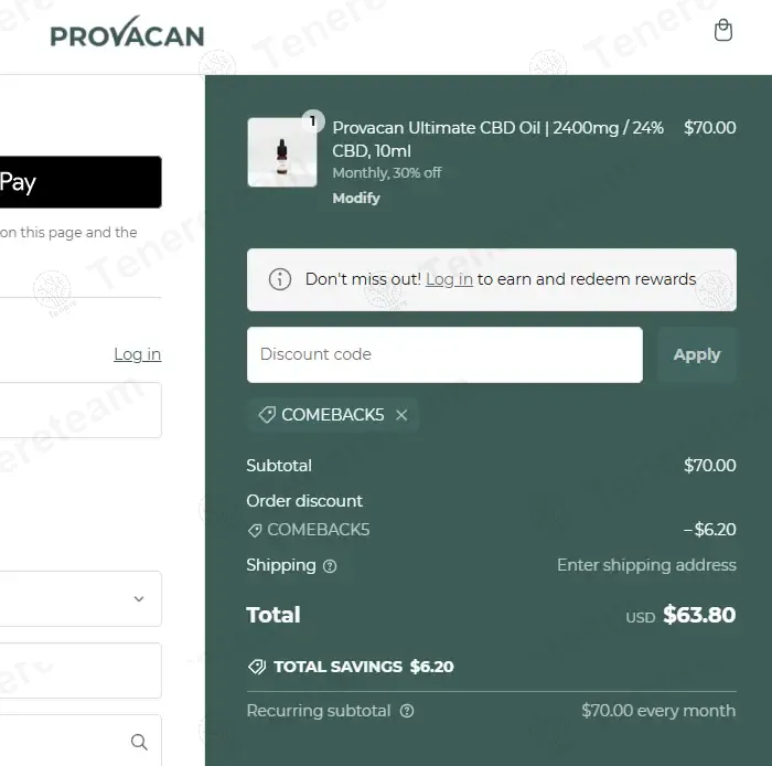 Provacan UK coupon code: ยฃ5 off with COMEBACK5. Tested and valid as 1 year ago.