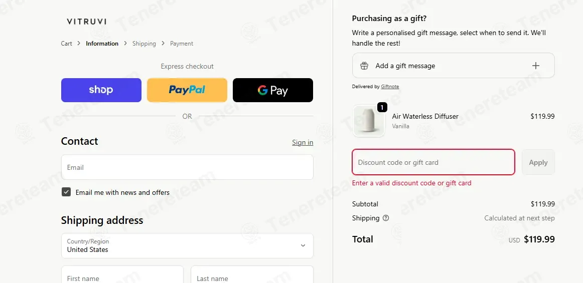 Vitruvi coupon code: 20% off with PERKSATWORK20. Tested and valid as 1 week ago.