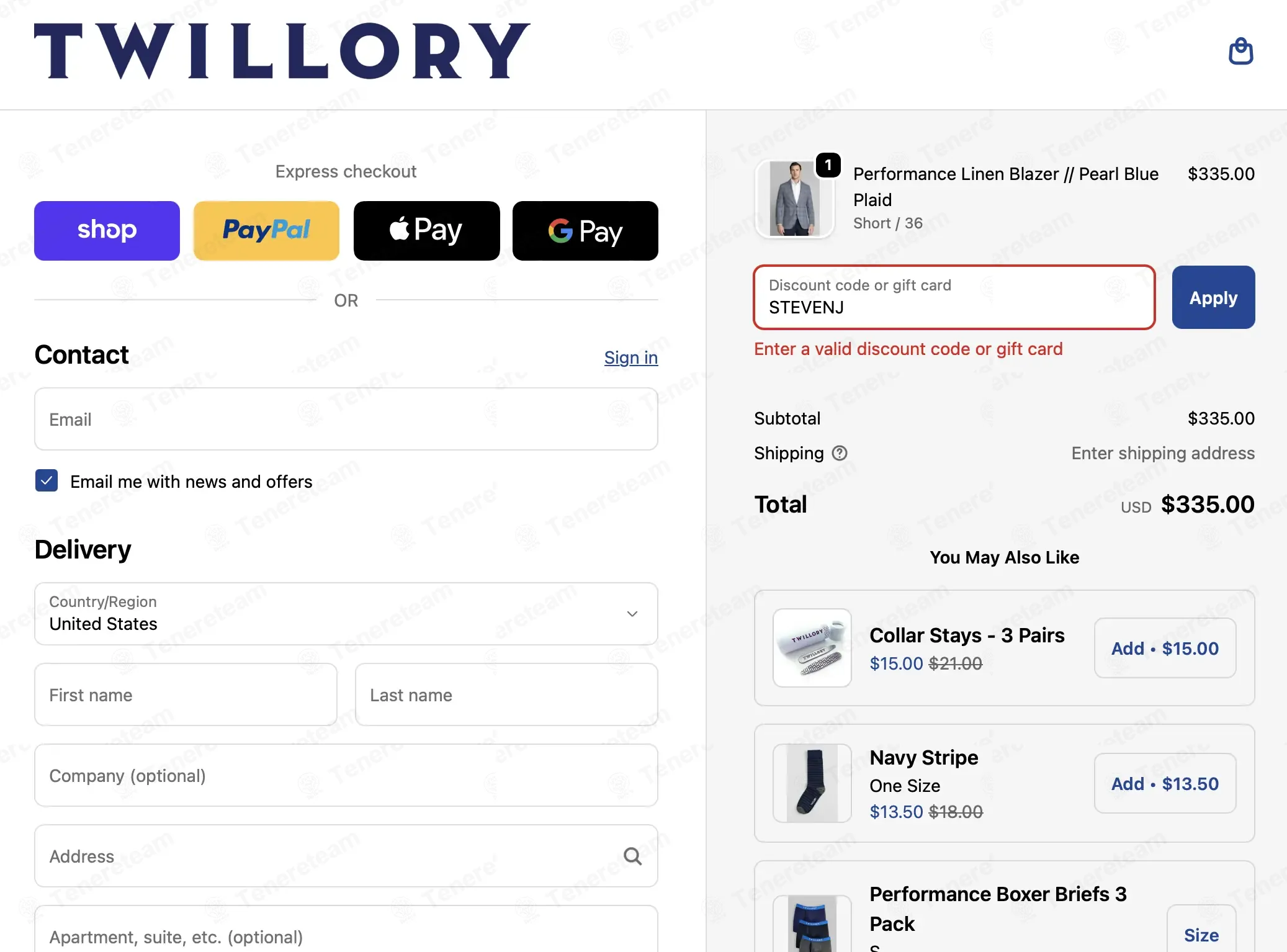 Twillory coupon code: $20 off with STEVENJ. Tested and valid as 3 weeks ago.
