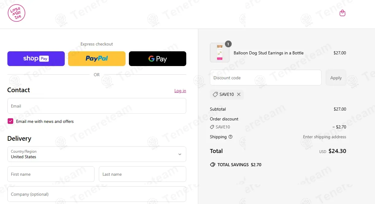 Little Miss Zoe coupon code: 10% off with SAVE10. Tested and valid as 1 year ago.