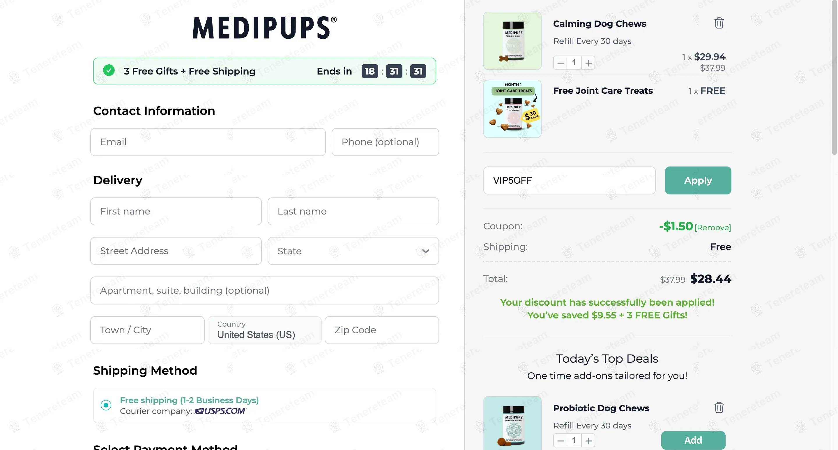 Medipups coupon code: 5% off with VIP5OFF. Tested and valid as 9 months ago.