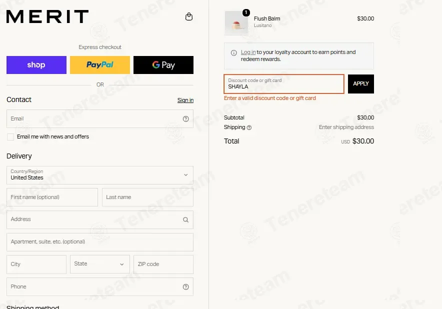 Merit Beauty coupon code: Sale off with SHAYLA. Tested and valid as 1 month ago.