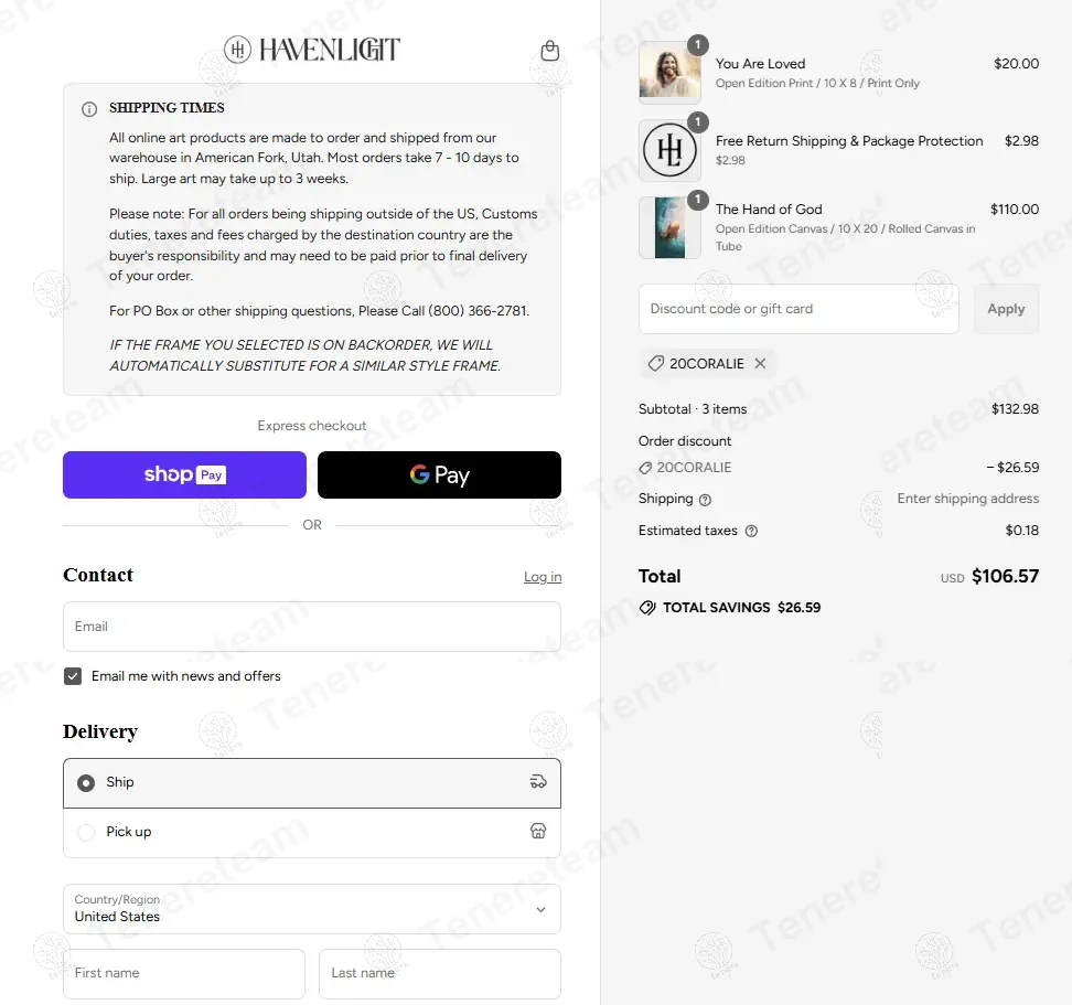 HavenLight coupon code: 20% off with 20CORALIE. Tested and valid as 7 months ago.