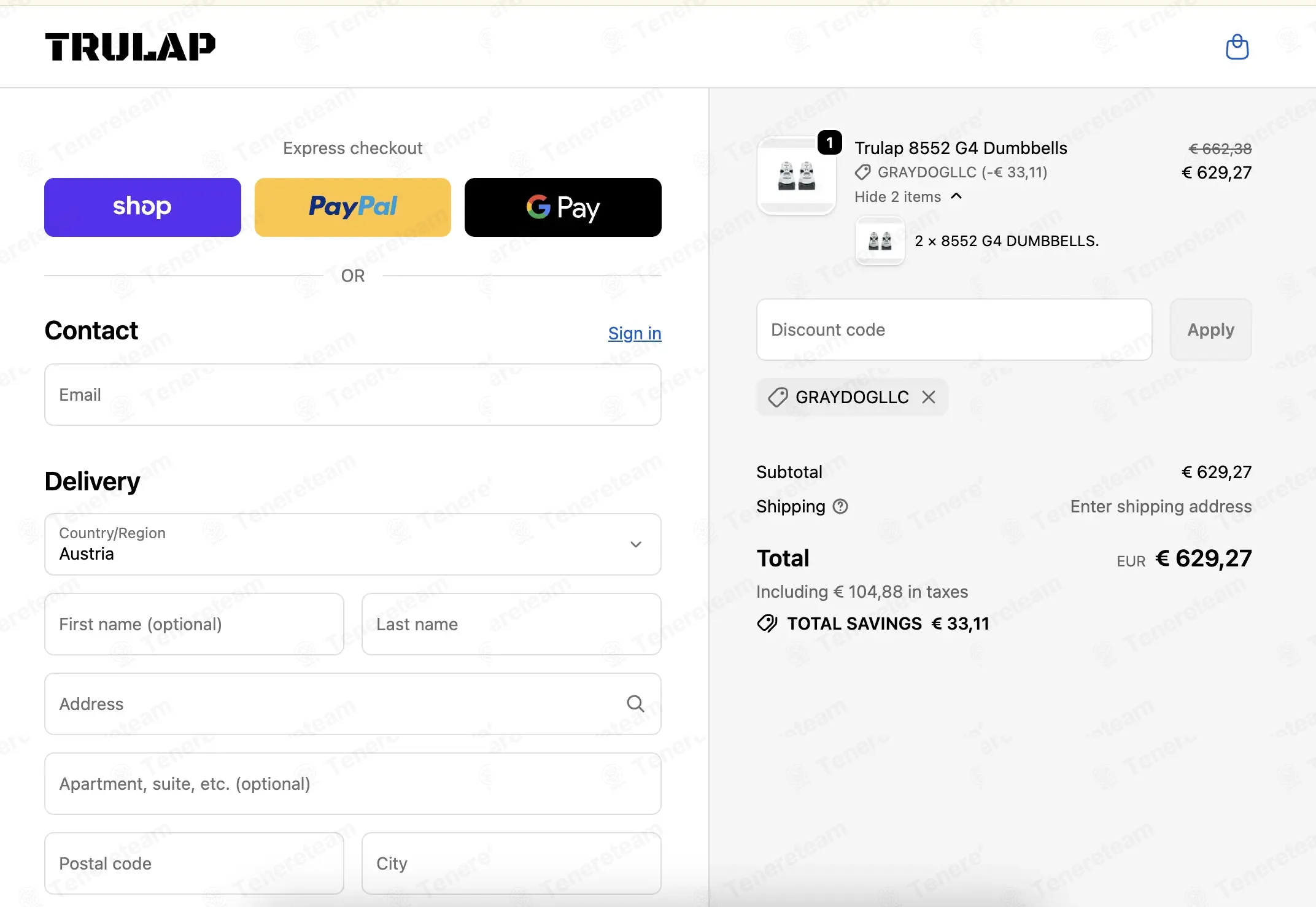 Trulap Europe coupon code: 5% off with GRAYDOGLLC. Tested and valid as 1 week ago.
