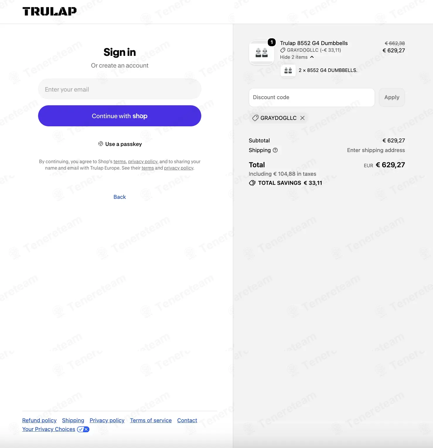 Trulap Europe coupon code: 5% off with GRAYDOGLLC. Tested and valid as 1 week ago.