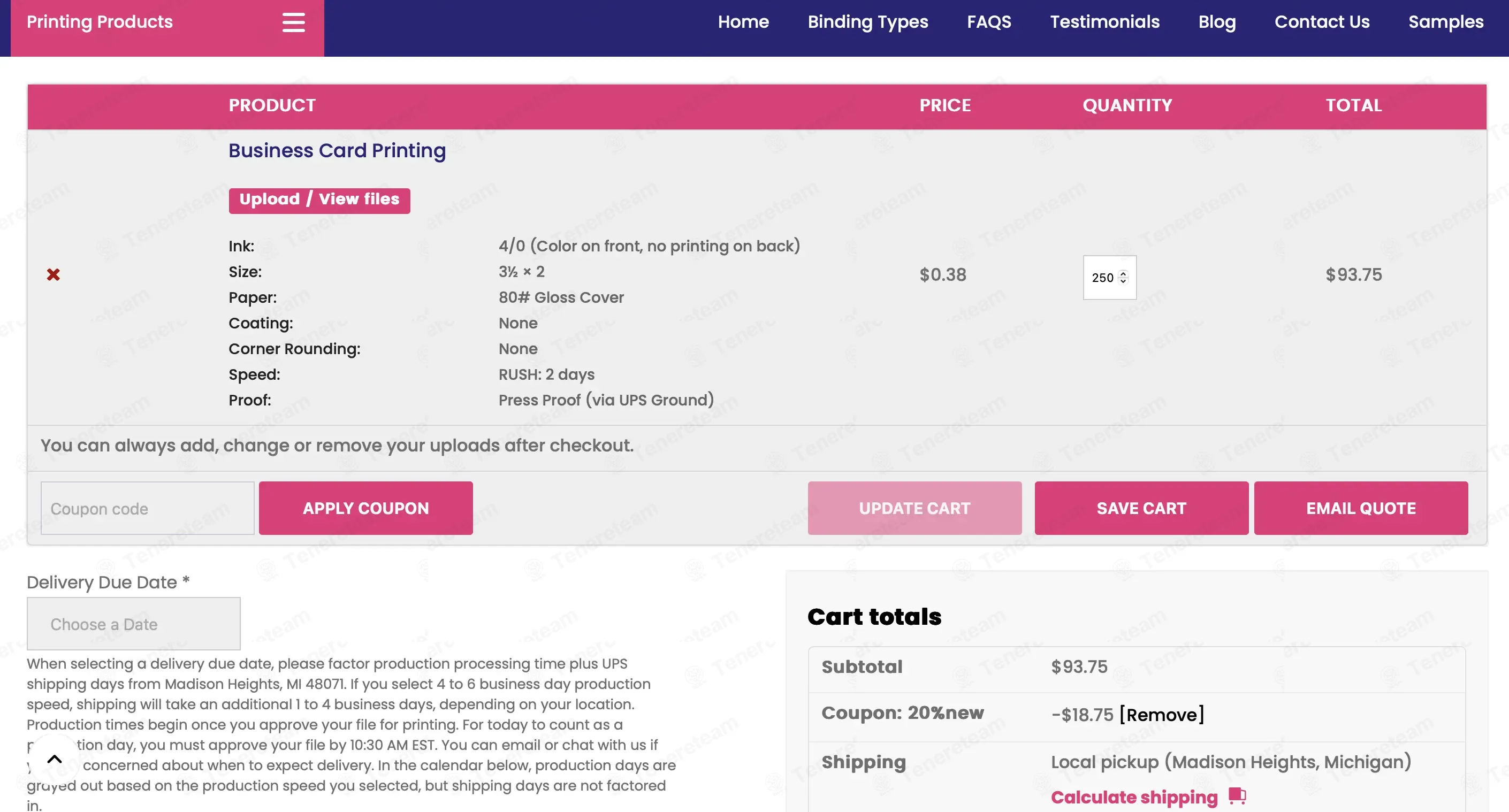 Dazzle Printing coupon code: 20% off with 20%NEW. Tested and valid as 2 weeks ago.