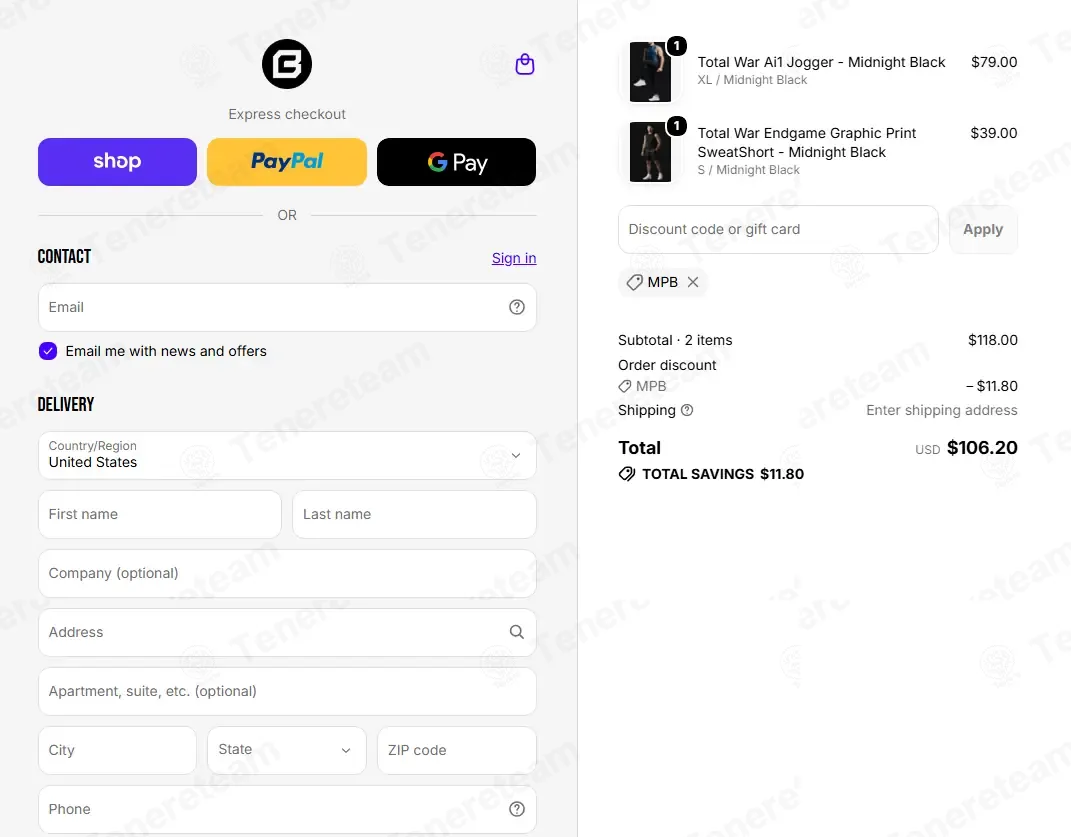 Bodcraft coupon code verified as working at checkout
