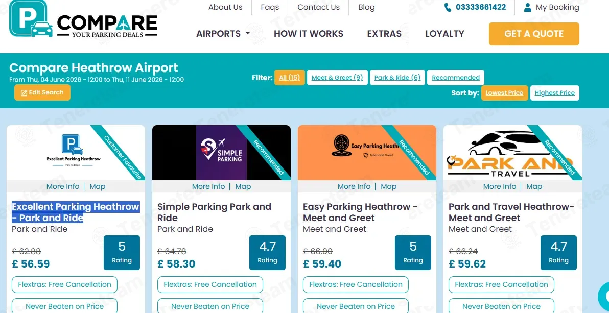 Compare Your Parking Deals coupon code: 10% off with cypd-td-10. Tested and valid as 1 week ago.