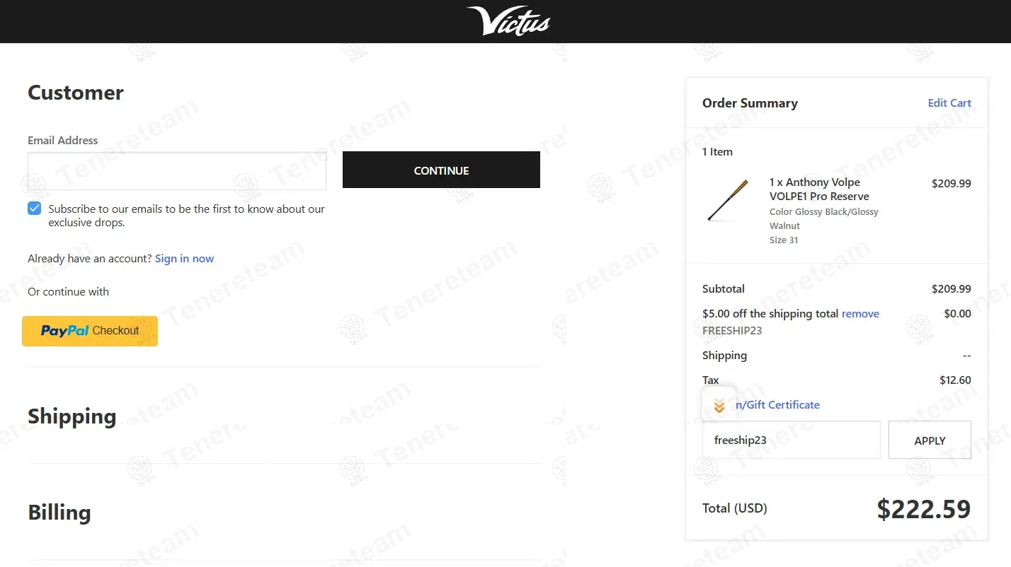 Victus Sports coupon code: $5 off with freeship23. Tested and valid as 1 year ago.
