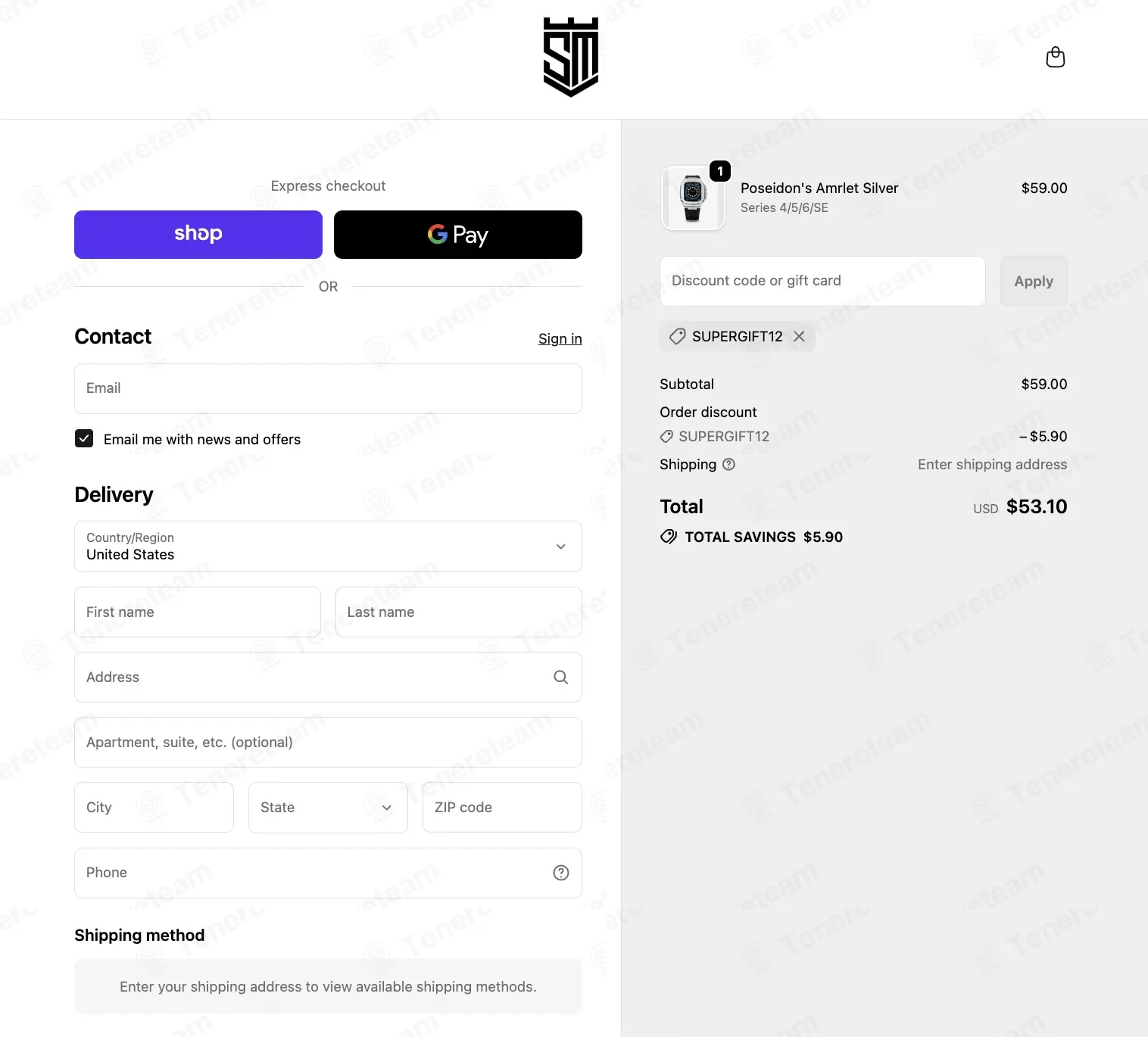 Steve Mille coupon code: 10% off with SUPERGIFT12. Tested and valid as 5 months ago.