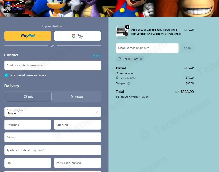 Games We Played AU coupon code: 10% off with TENERETEAM. Tested and valid as 1 month ago.