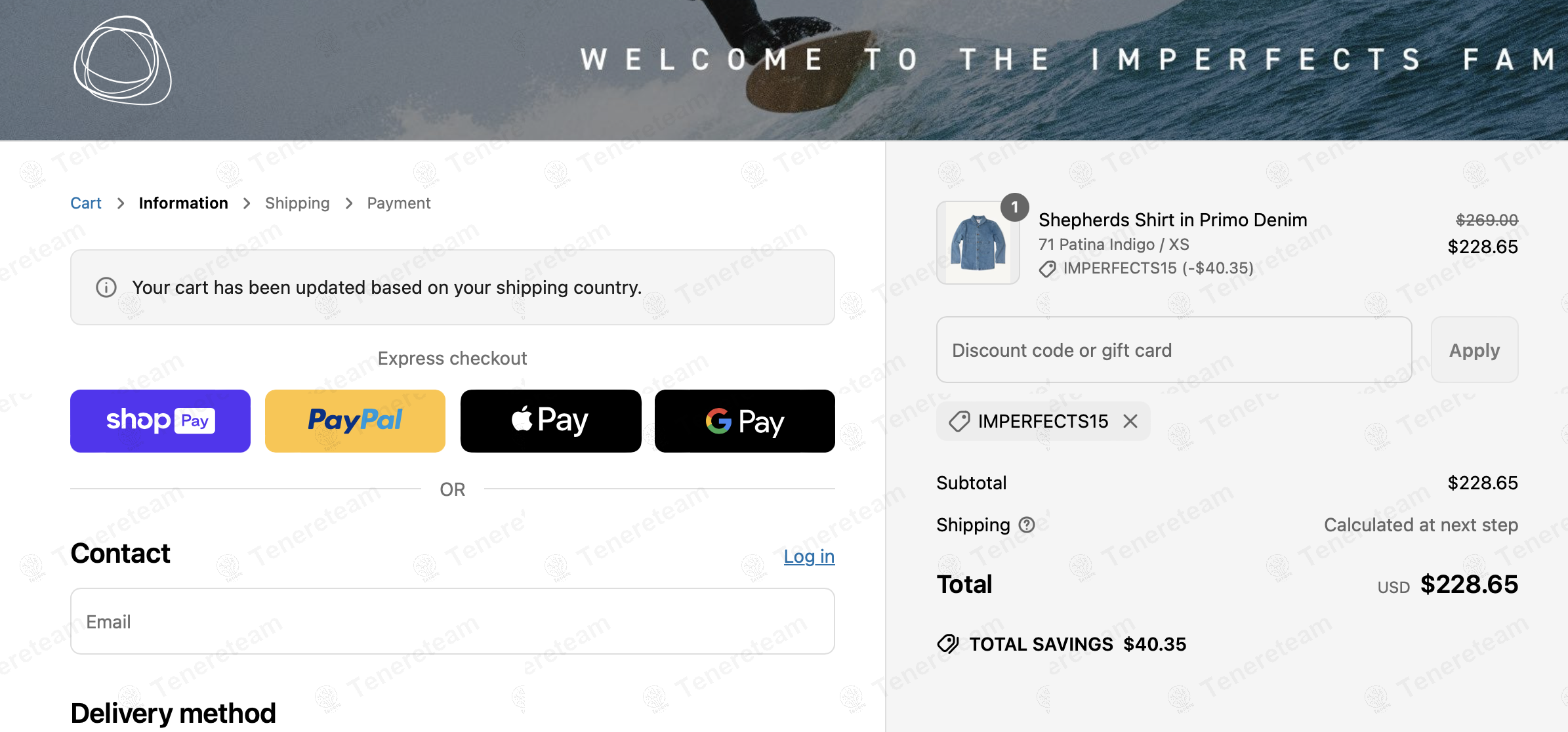 Imperfects coupon code: 15% off with IMPERFECTS15. Tested and valid as 1 year ago.