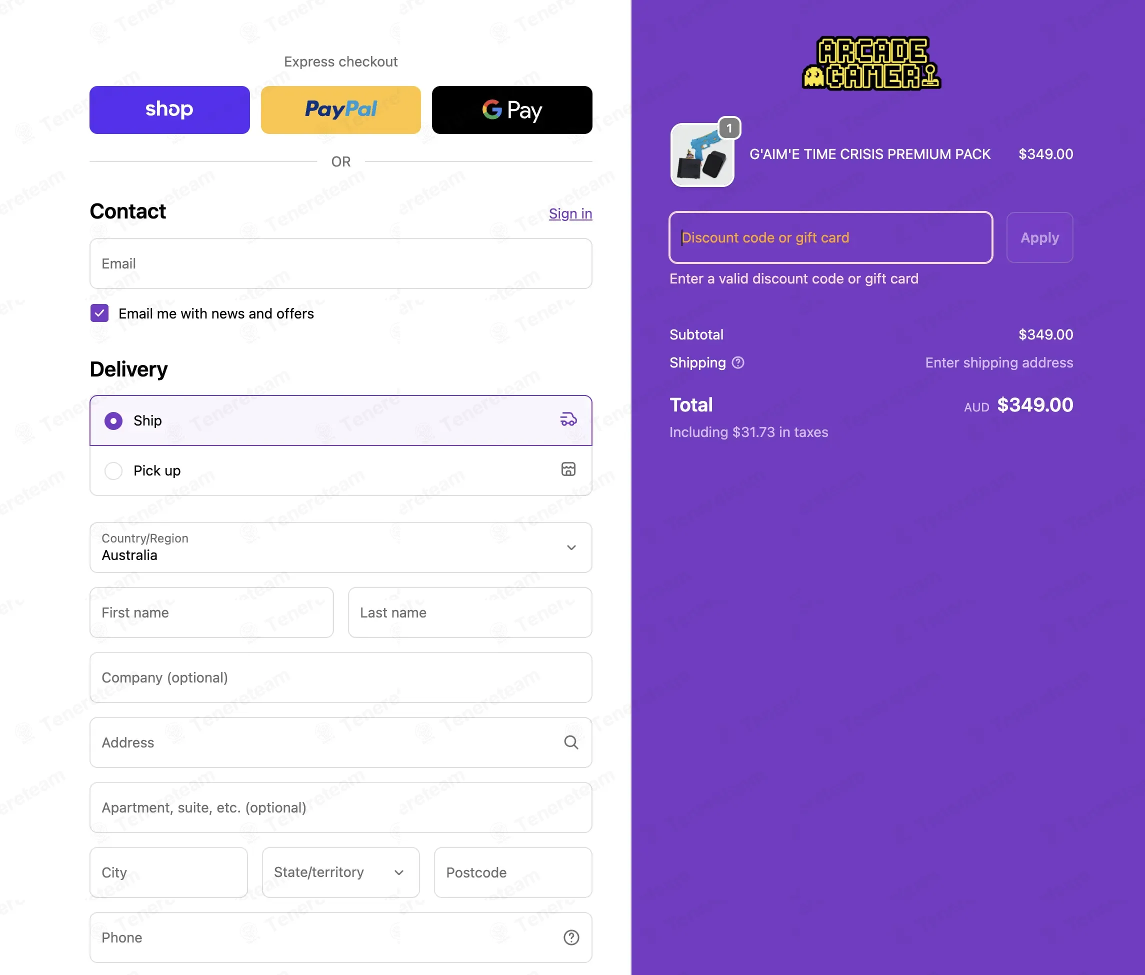 Arcade Gamer coupon code: 5% off with ARCADEGAMER5. Tested and valid as 2 months ago.