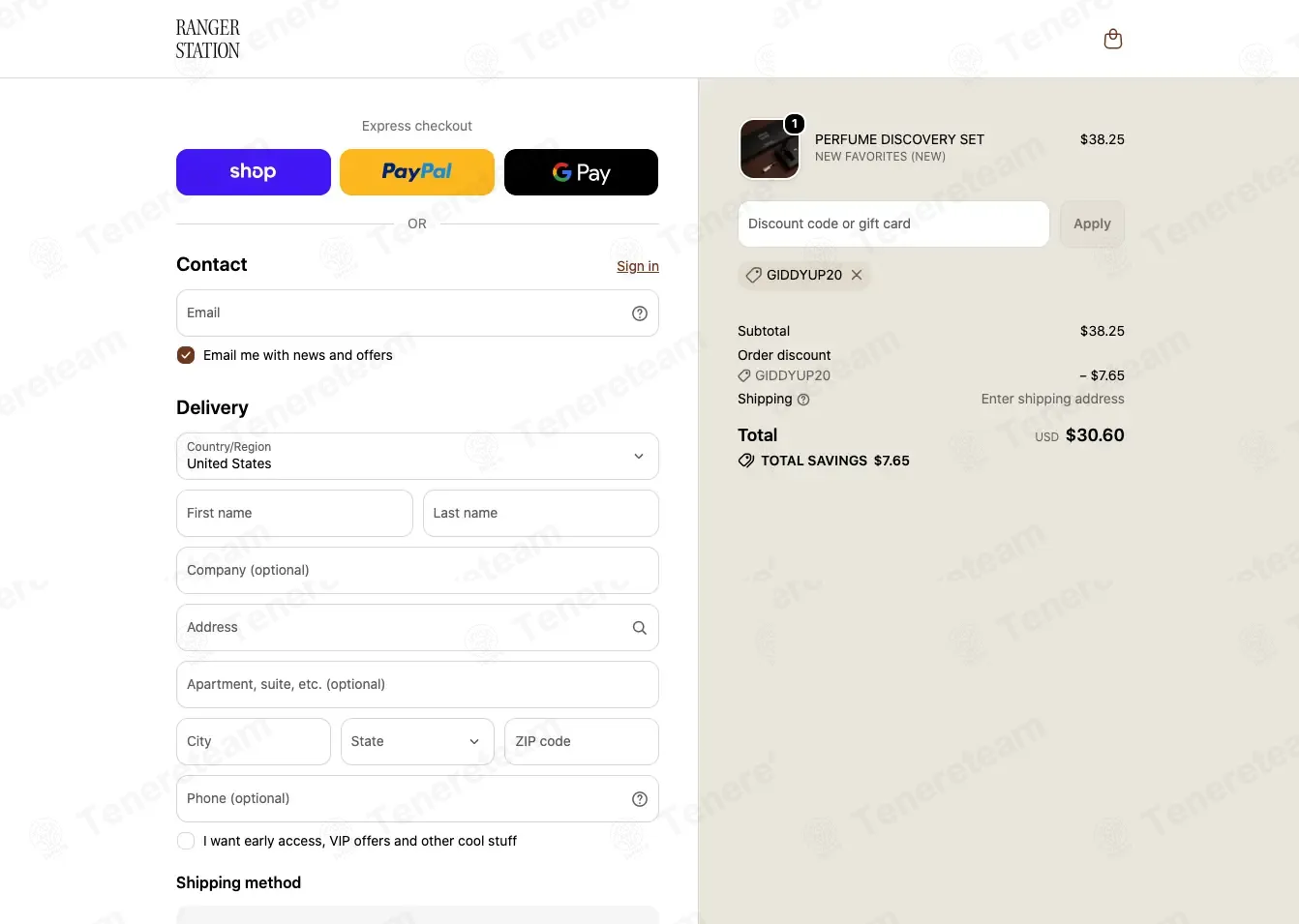 Ranger Station coupon code: 20% off with GIDDYUP20. Tested and valid as 1 week ago.