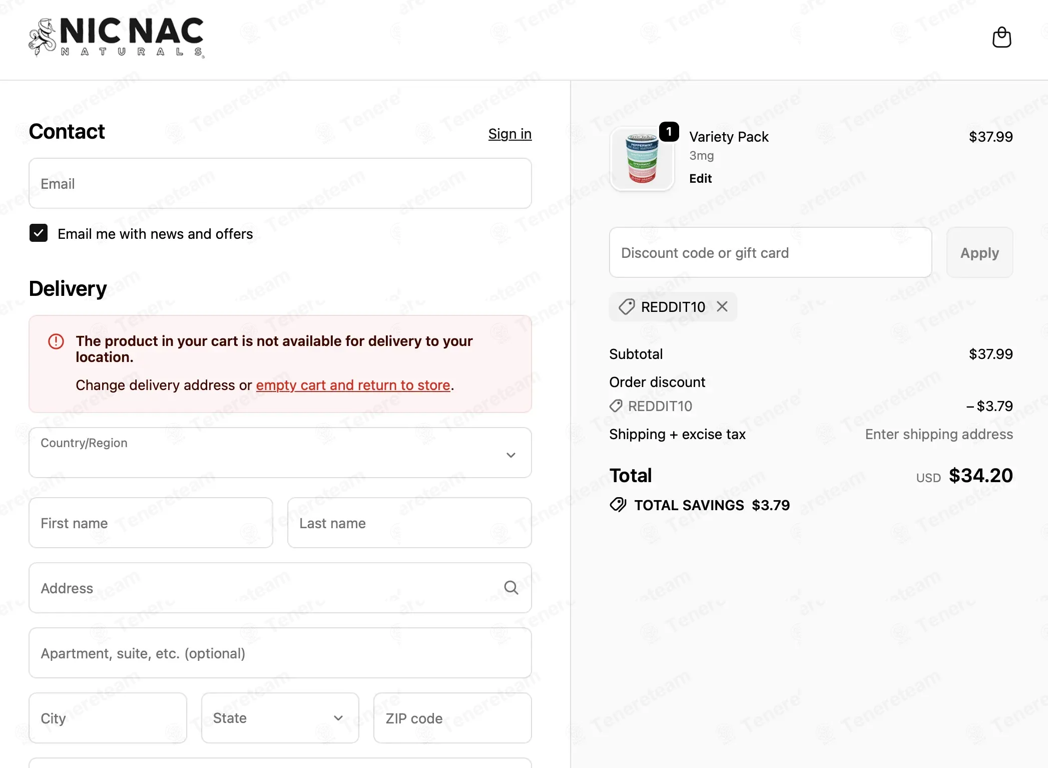 Nic Nac Naturals coupon code: 10% off with REDDIT10. Tested and valid as 4 months ago.