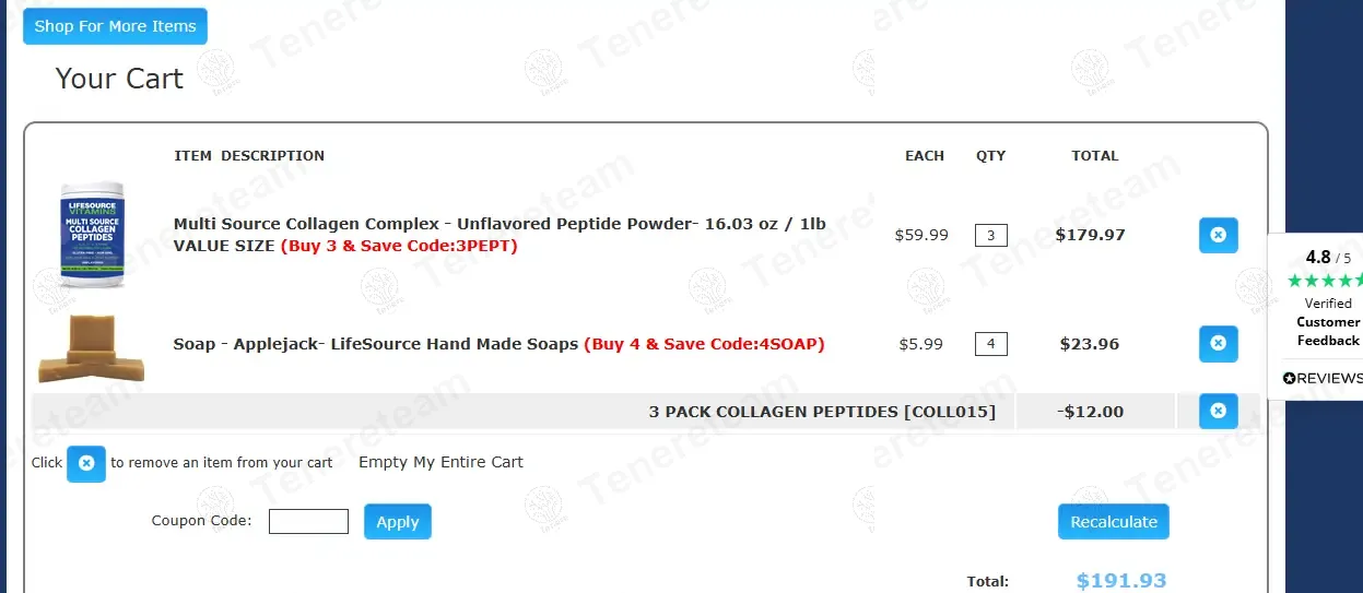 Lifesource Vitamins coupon code: 7% off with 3PEPT. Tested and valid as 1 year ago.