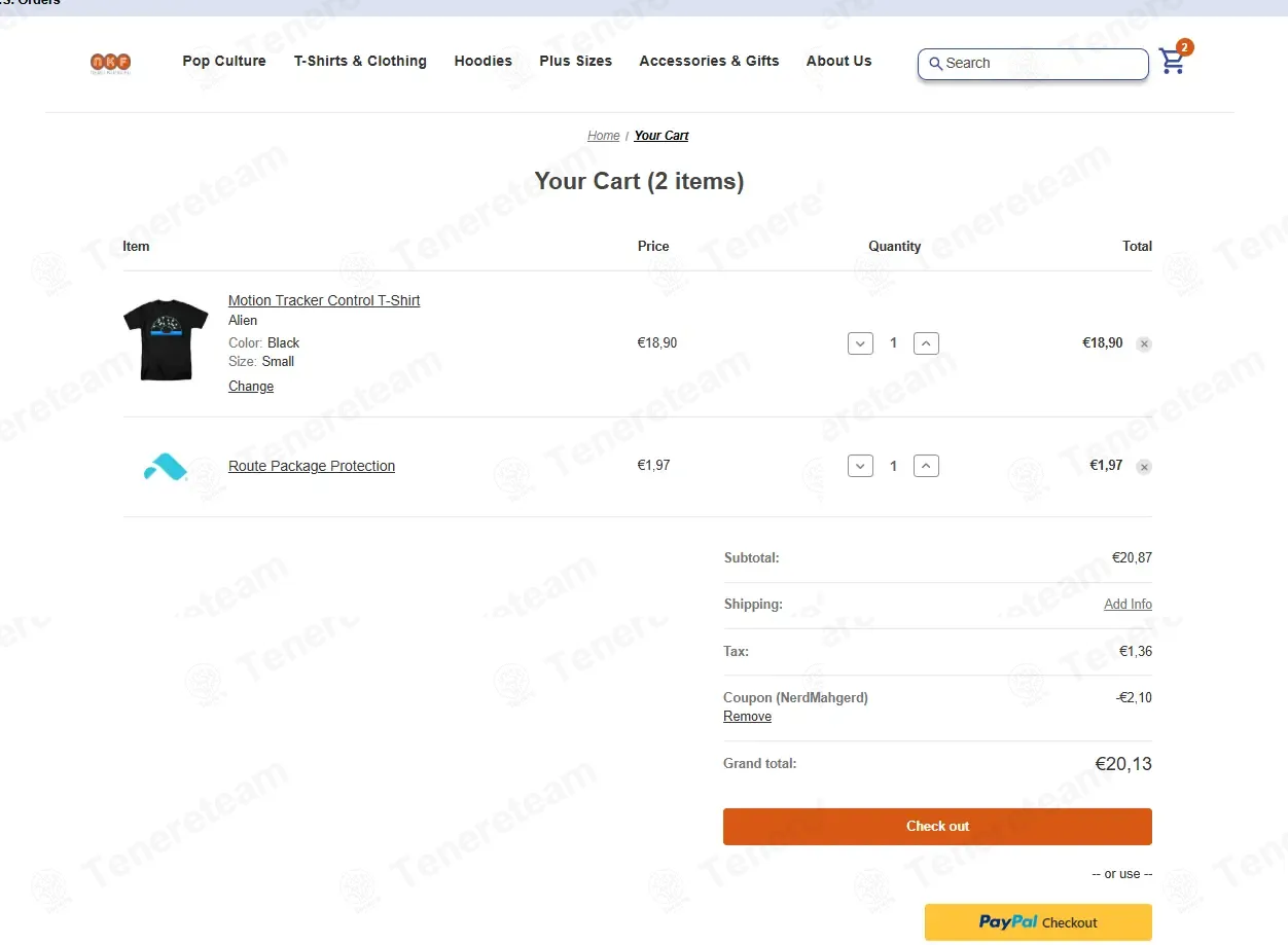 Nerdkungfu coupon code: 10% off with NERDMAHGERD. Tested and valid as 3 days ago.