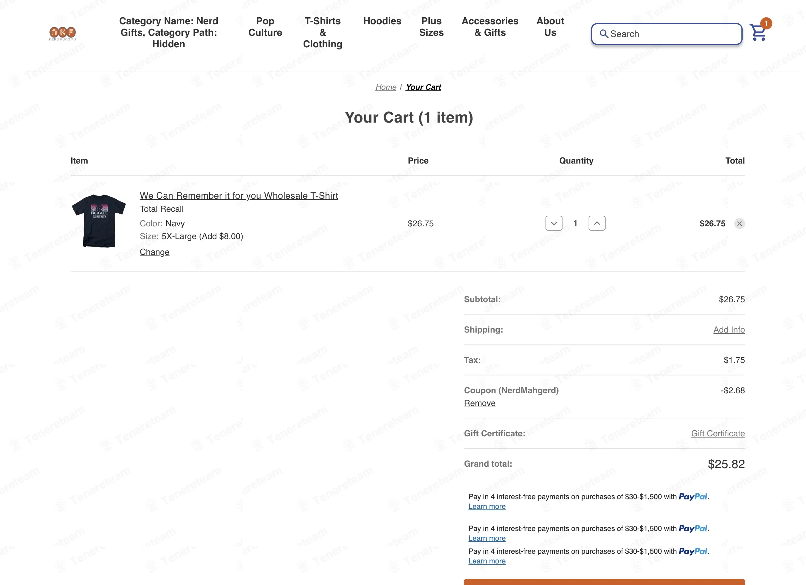 Nerdkungfu coupon code: 10% off with NERDMAHGERD. Tested and valid as 3 days ago.